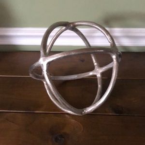 Decorative hollow silver ball